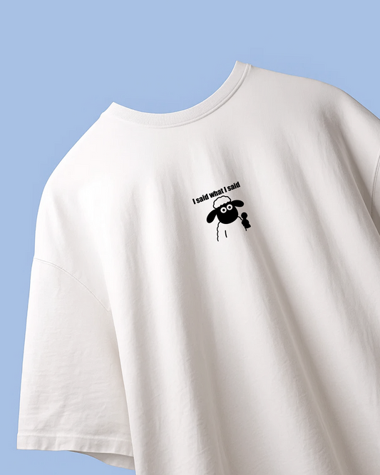 Shaun the Spokesheep Oversized Tee - Shaun the sheep edition