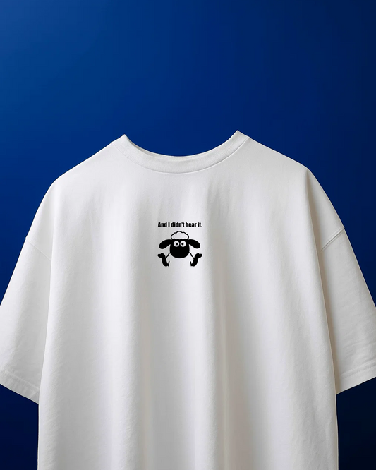 All Ears Off Oversized Tee - Shaun the sheep edition