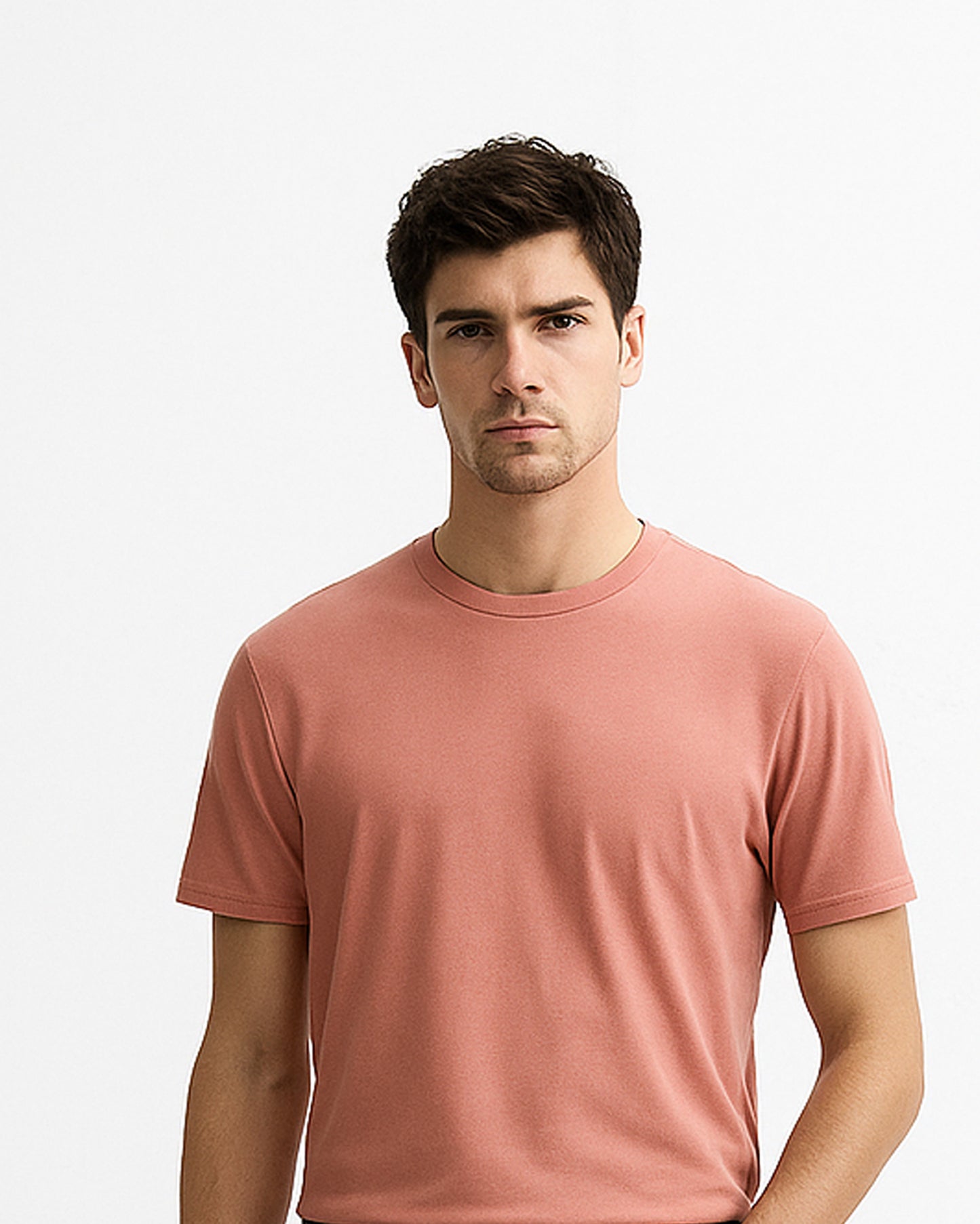 Dusky Pink T-Shirt-Regular fit