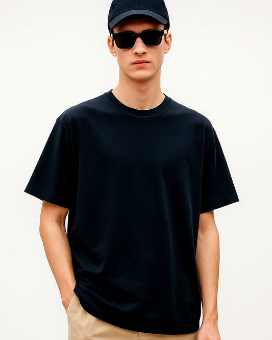 Oversized t shirt for men black
