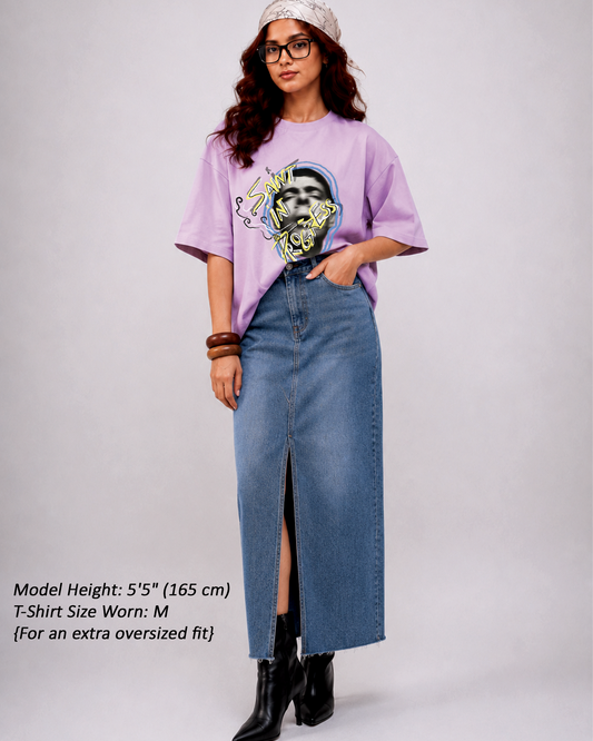 Saint in Progress Graphic Oversized T-Shirt