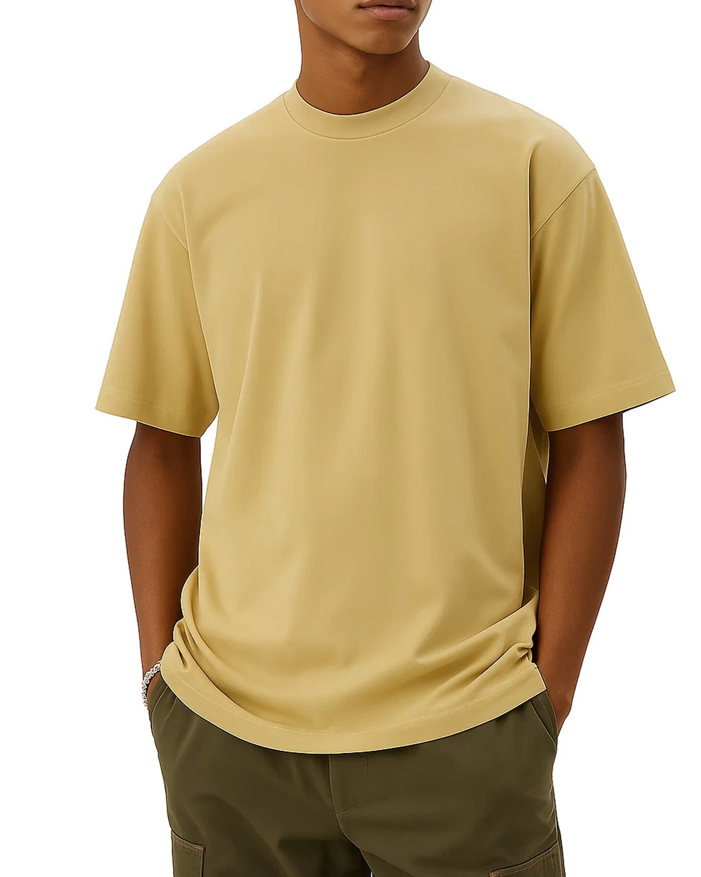 Sand State – Beige Oversized Tee