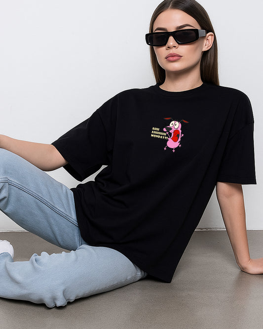 Courage the Cowardly Dog Oversized Tee