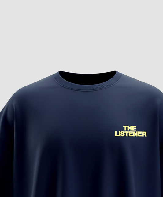 The Listener Navy Oversized T-Shirt