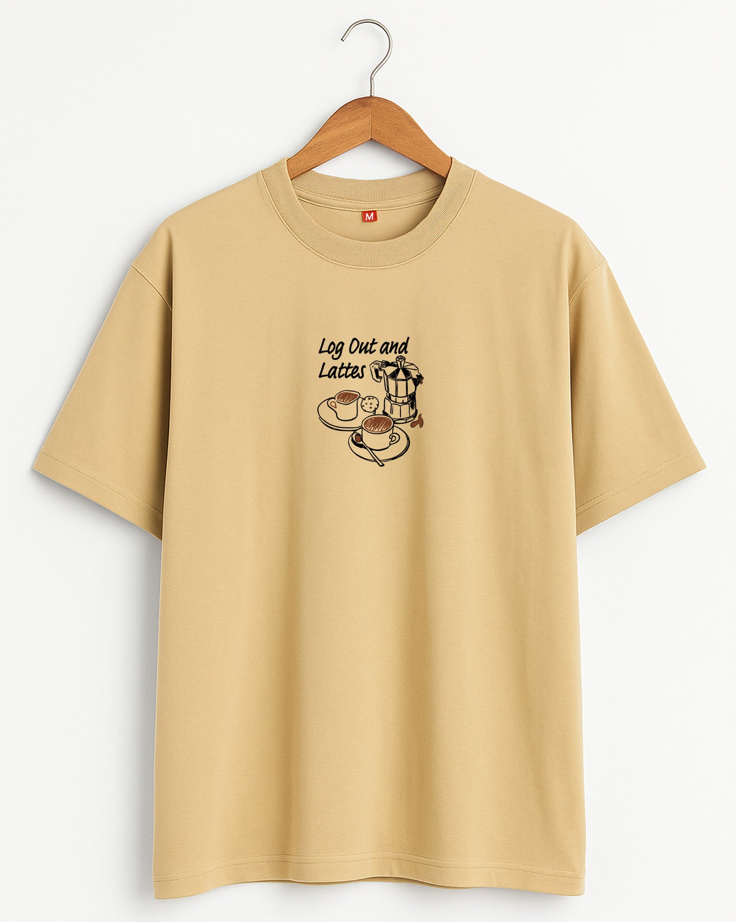 Logout and Latte Tee – zone out