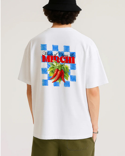 Mirchi and chaos Oversized Tee