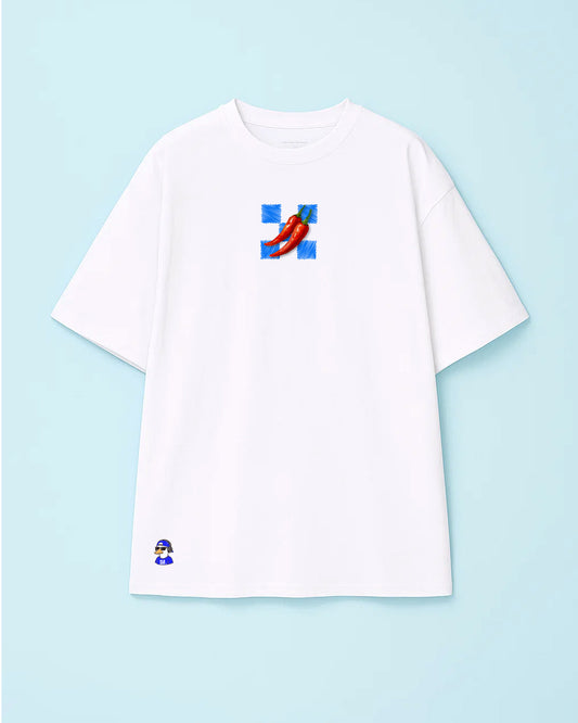 Mirchi and chaos Oversized Tee