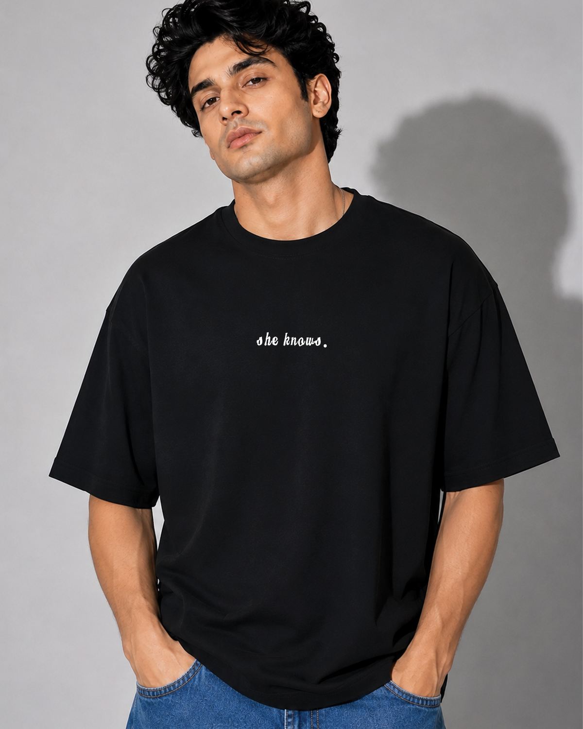 Mom Was Right Graphic Oversized T-Shirt