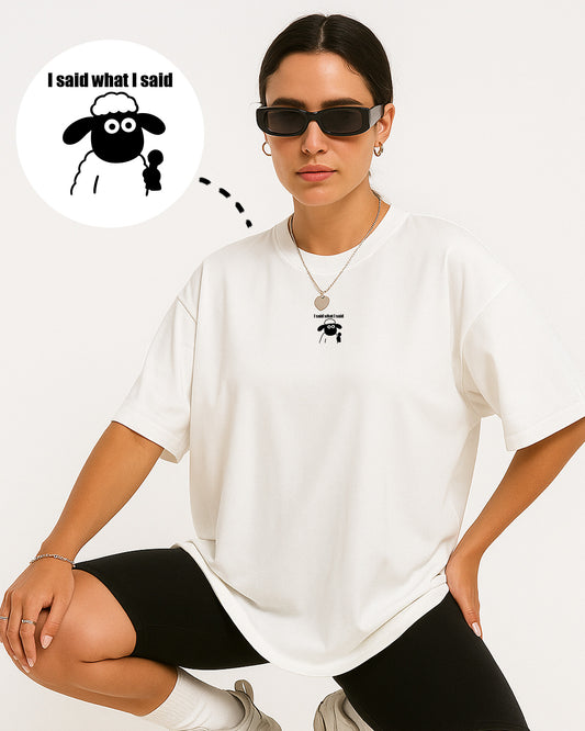 Shaun the Spokesheep Oversized Tee - Shaun the sheep edition