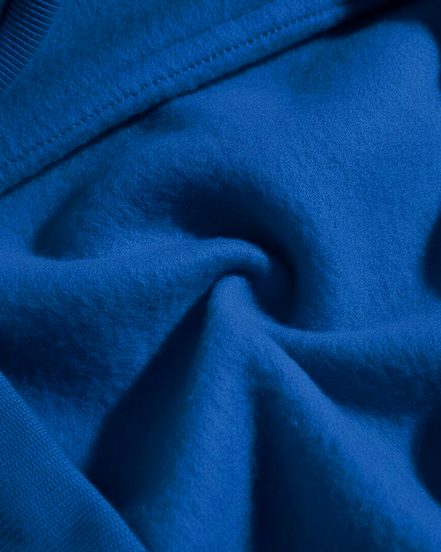 Deep Cobalt Heavy Fleece Oversized Hoodie