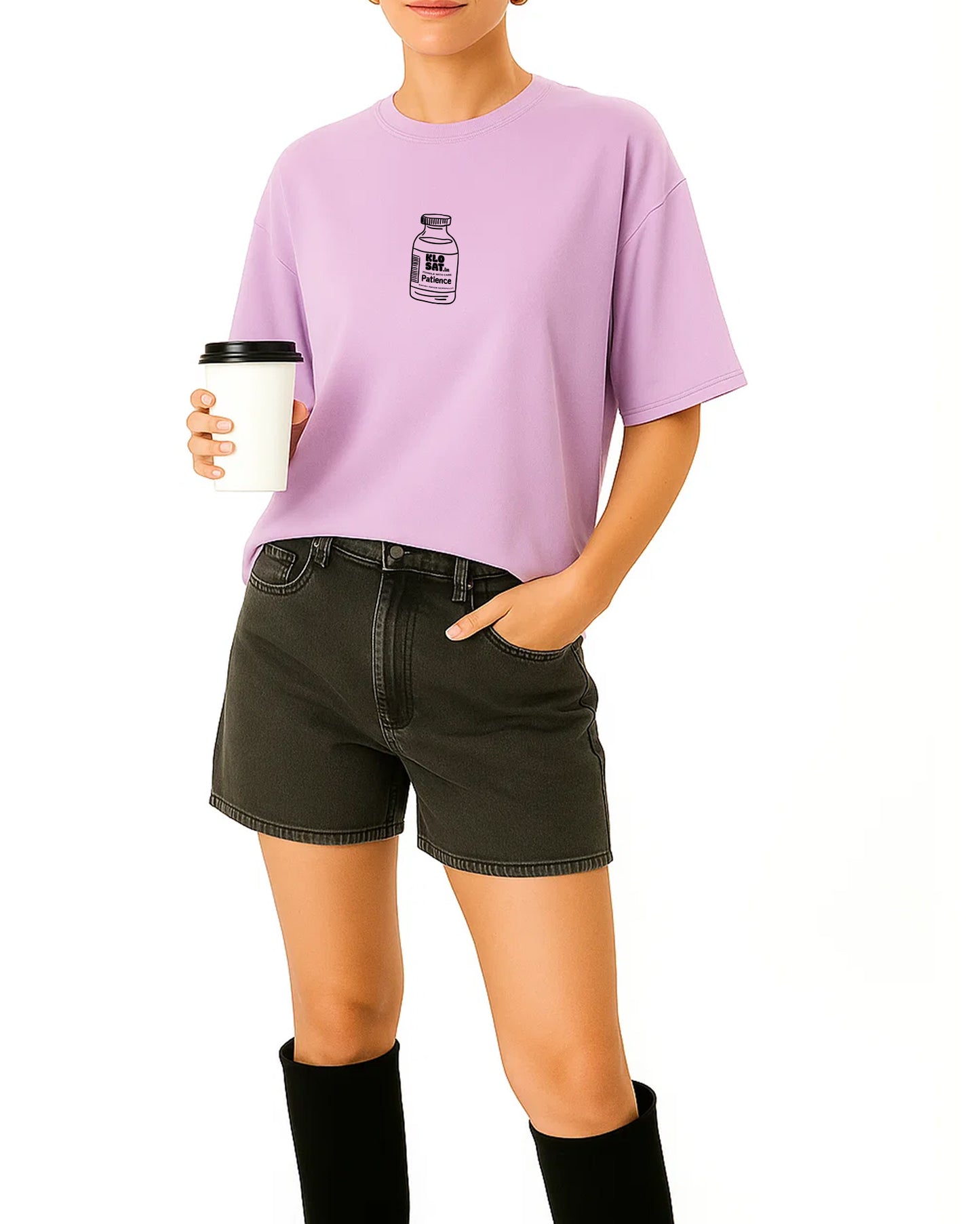 Bottle of Patience Oversized Tee