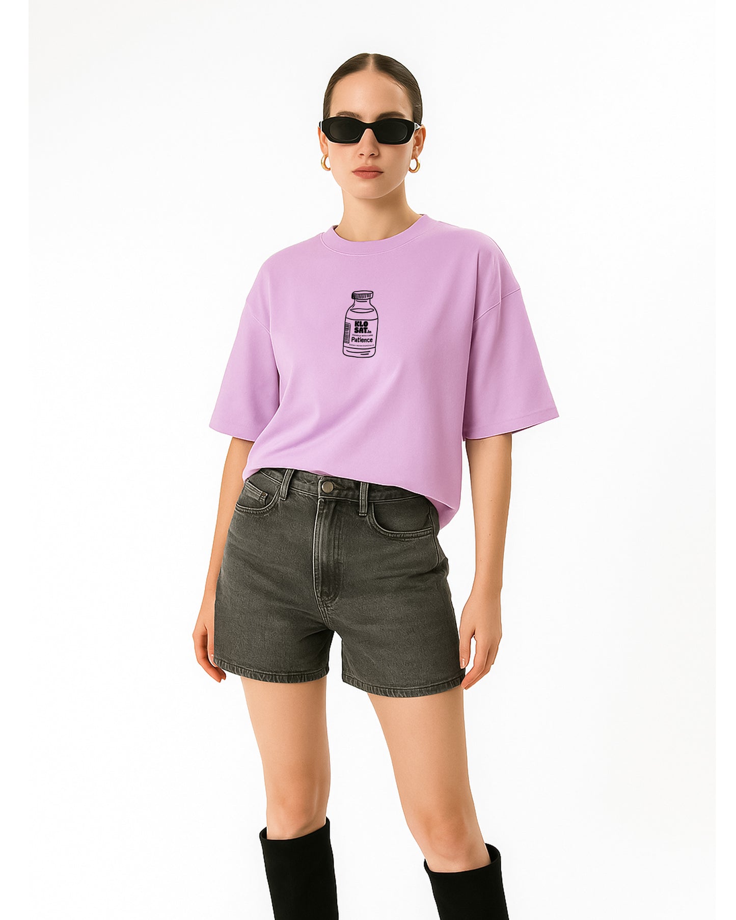 Bottle of Patience Oversized Tee