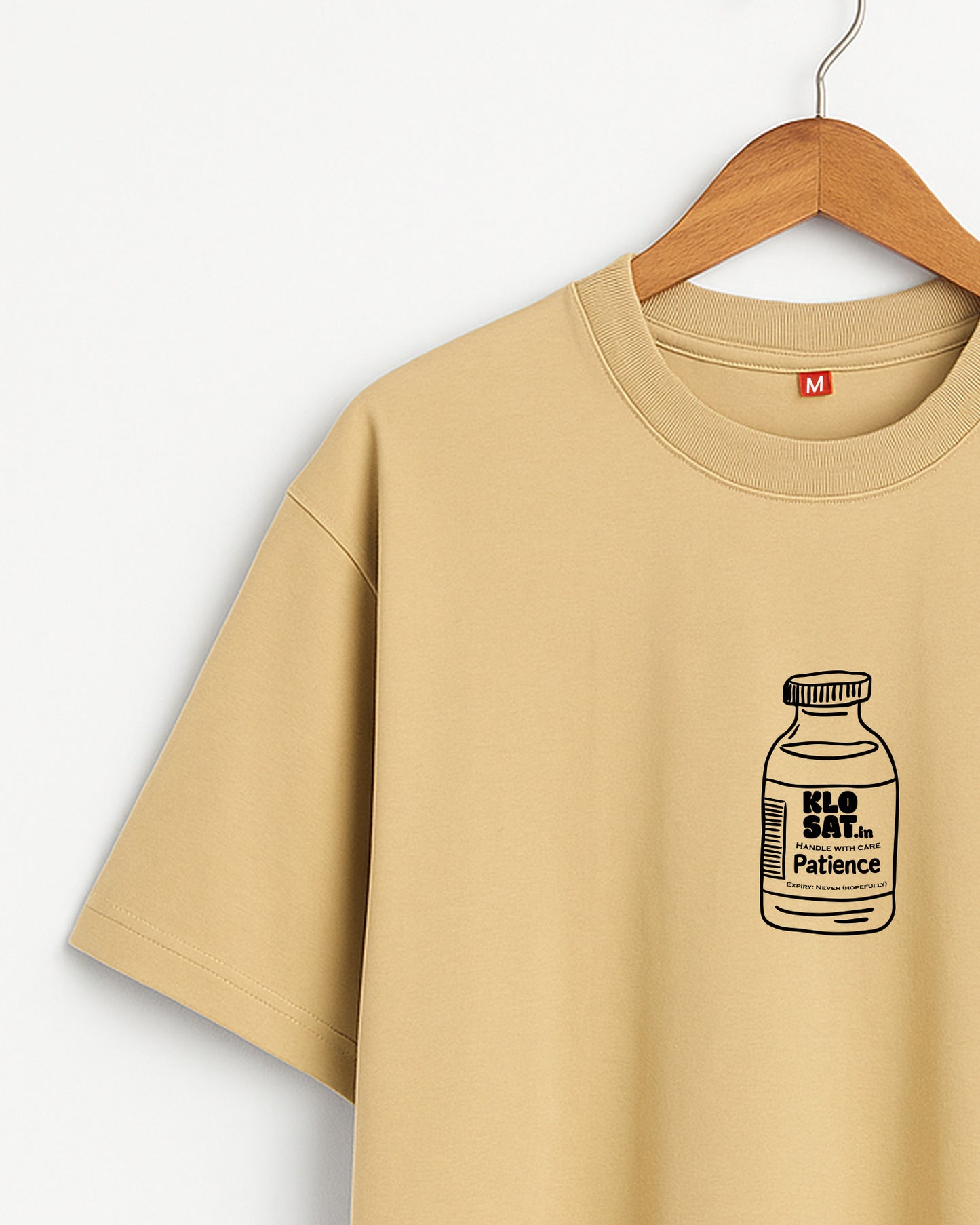 Bottle of Patience Oversized Tee