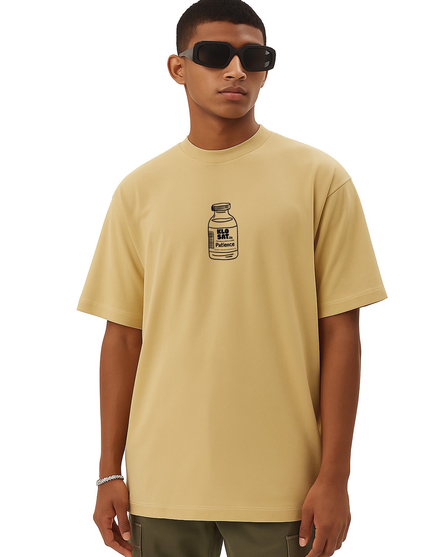 Bottle of Patience Oversized Tee
