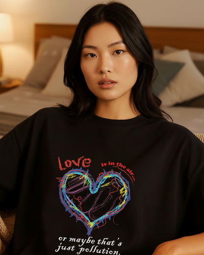 Love or Pollution Oversized Tee