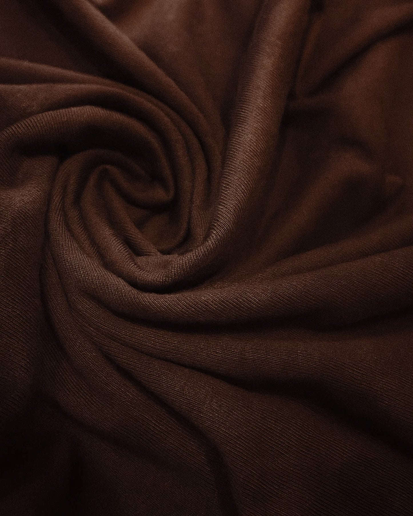 Classic Chocolate Brown Crew Neck Tee-Regular fit