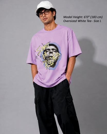 Saint in Progress Graphic Oversized T-Shirt