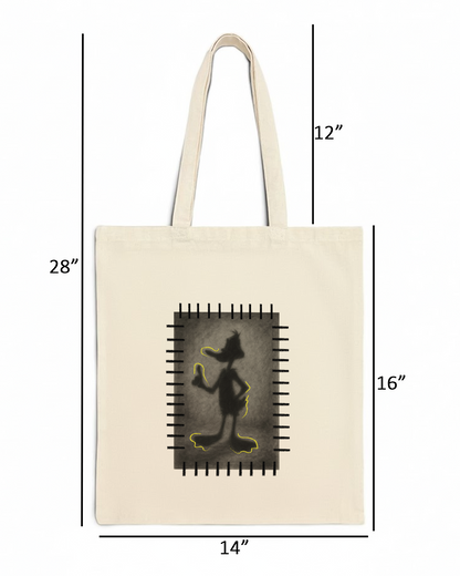 KLOSAT “Shadow Play” Canvas Tote Bag