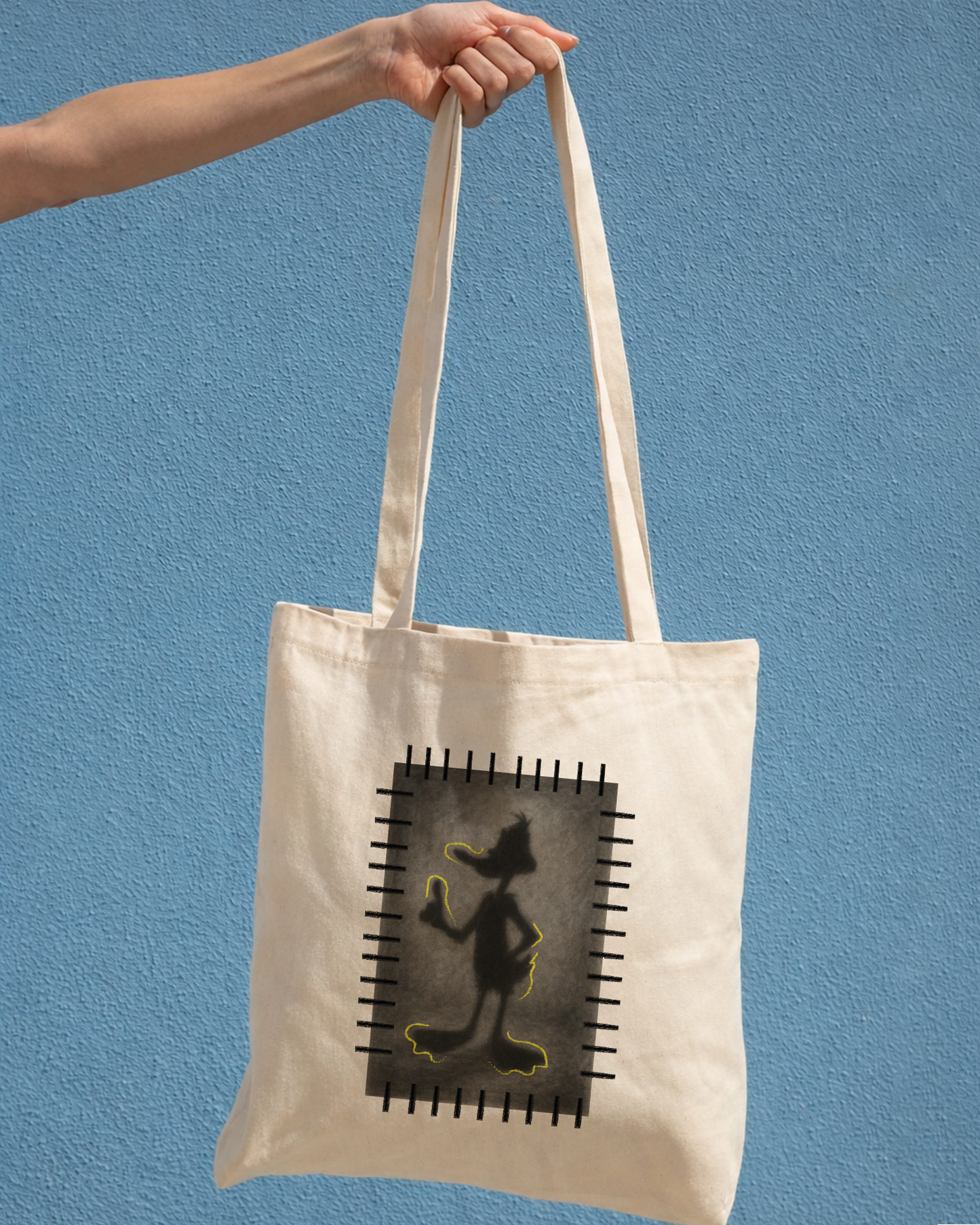 KLOSAT “Shadow Play” Canvas Tote Bag