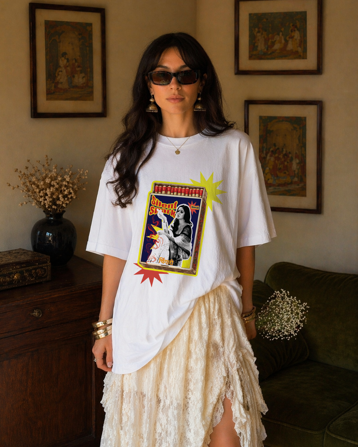 Silent Spark Oversized T-Shirt