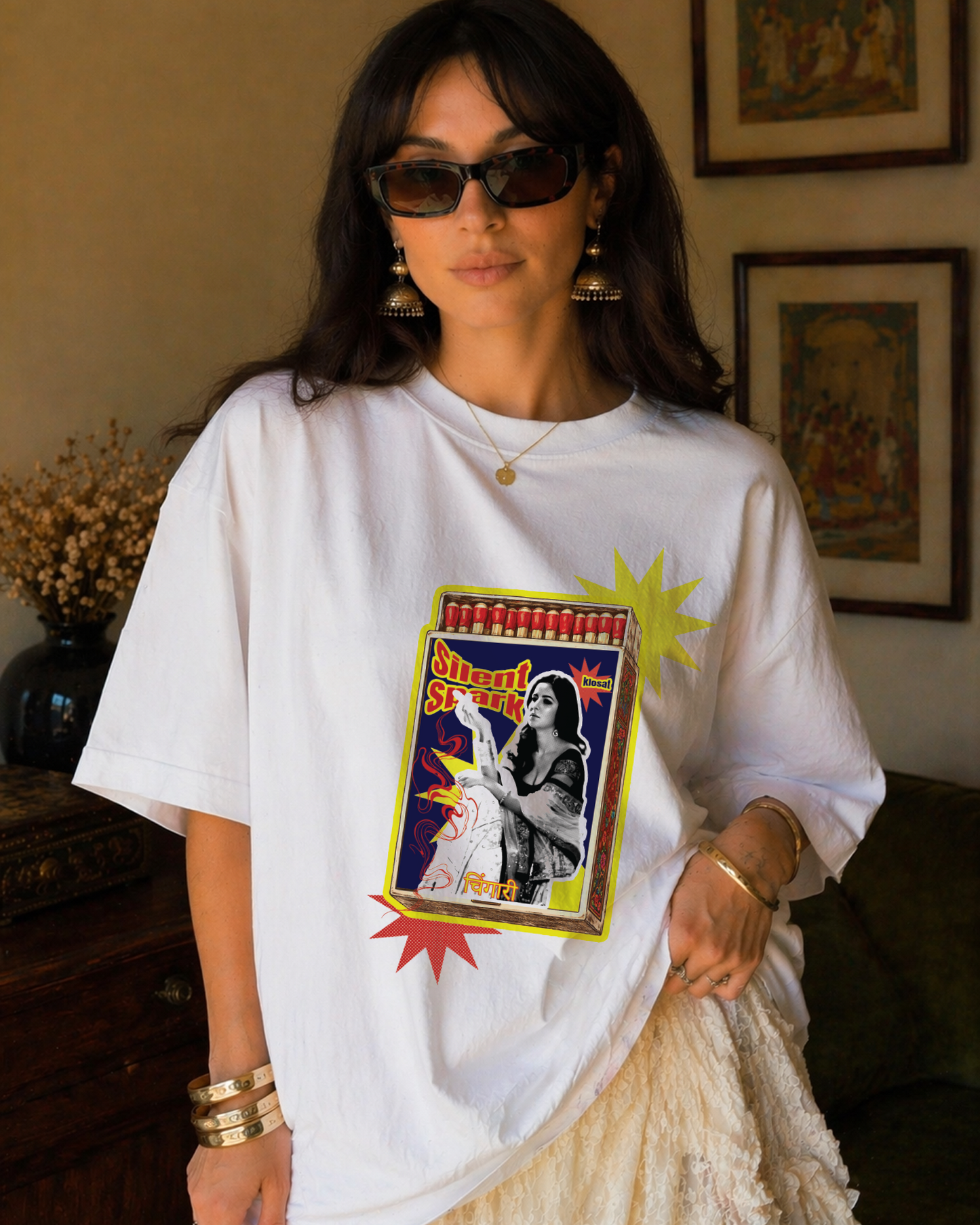Silent Spark Oversized T-Shirt