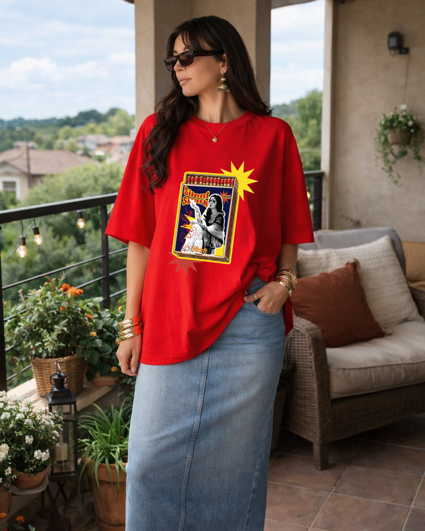 Silent Spark Oversized T-Shirt