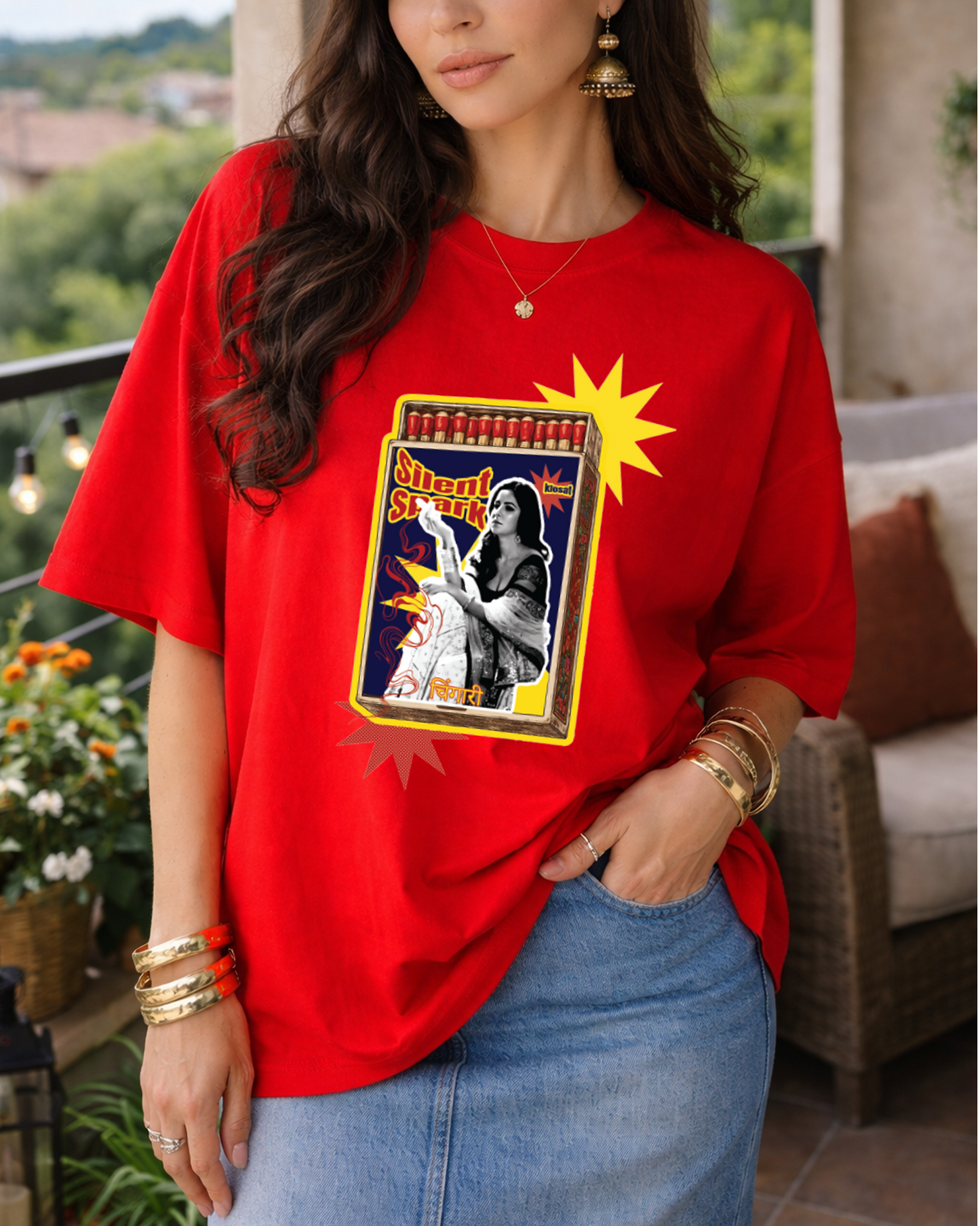 Silent Spark Oversized T-Shirt