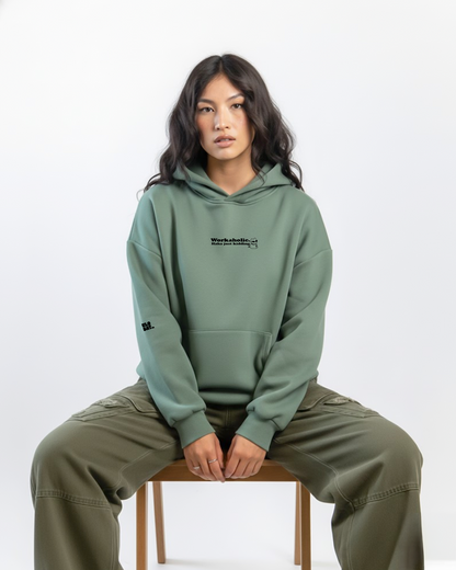 Not a Workaholic Heavy Fleece Oversized Hoodie