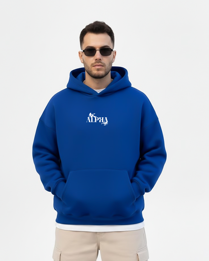 Alpha Statement Heavy Fleece Oversized Hoodie