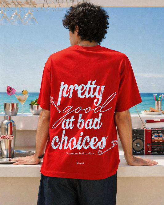 Bad Choices Club Oversized T Shirt