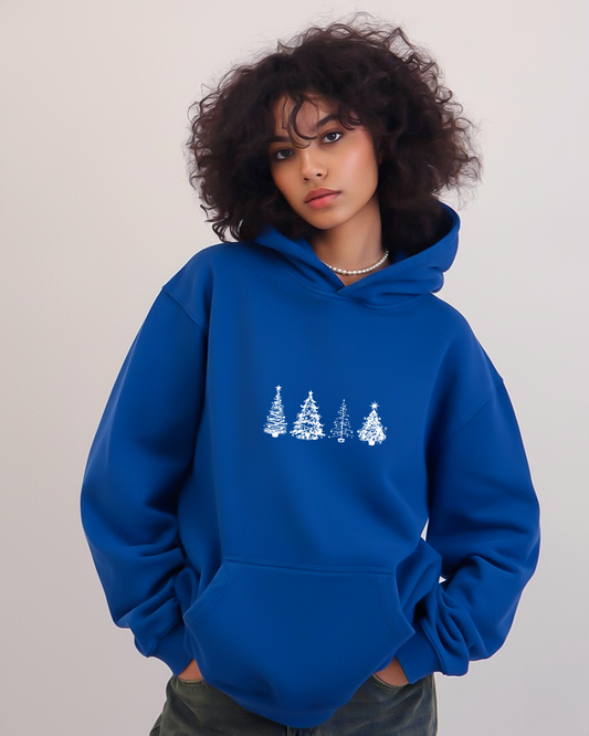 Christmas tree Heavy Fleece Oversized Hoodie