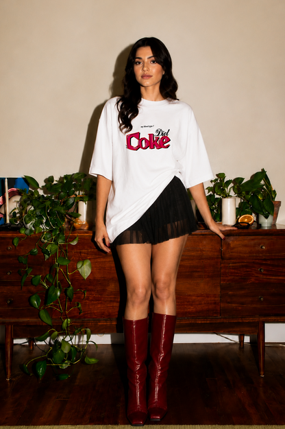 Diet Coke Graphic Oversized T Shirt