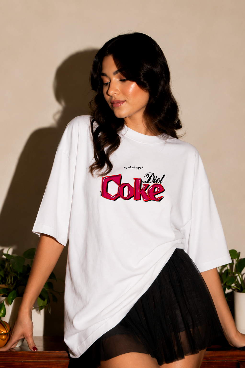 Diet Coke Graphic Oversized T Shirt