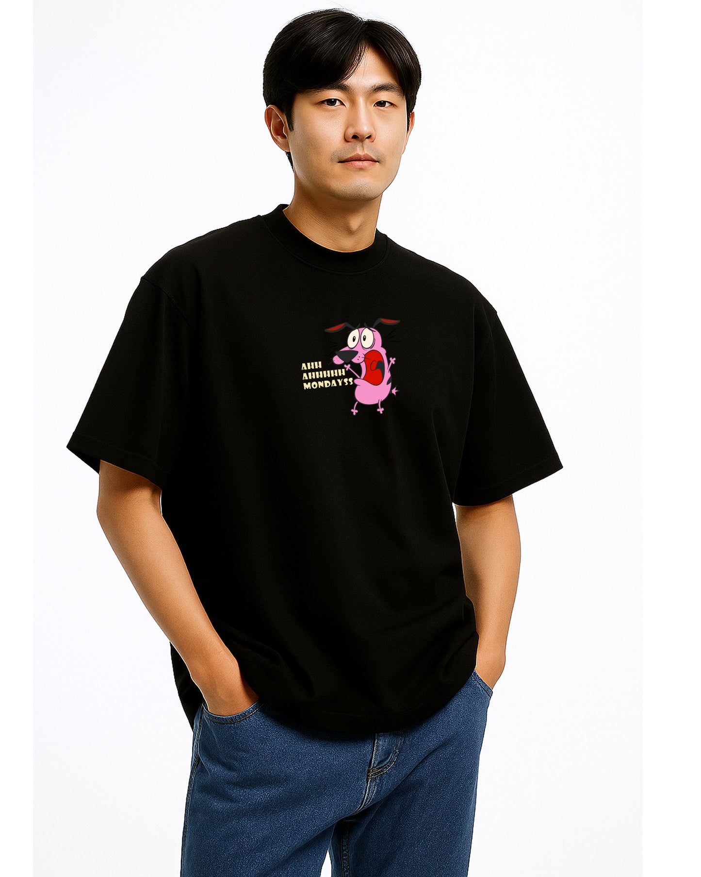 Courage the Cowardly Dog Oversized Tee