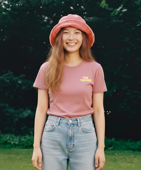 The Yapper Dusty Pink Regular T-Shirt