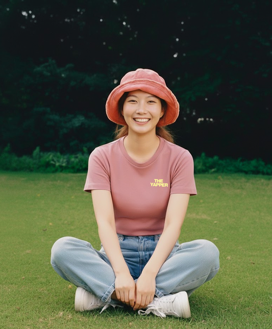 The Yapper Dusty Pink Regular T-Shirt