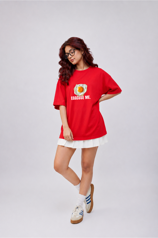 Eggcuse Me Oversized T-Shirt