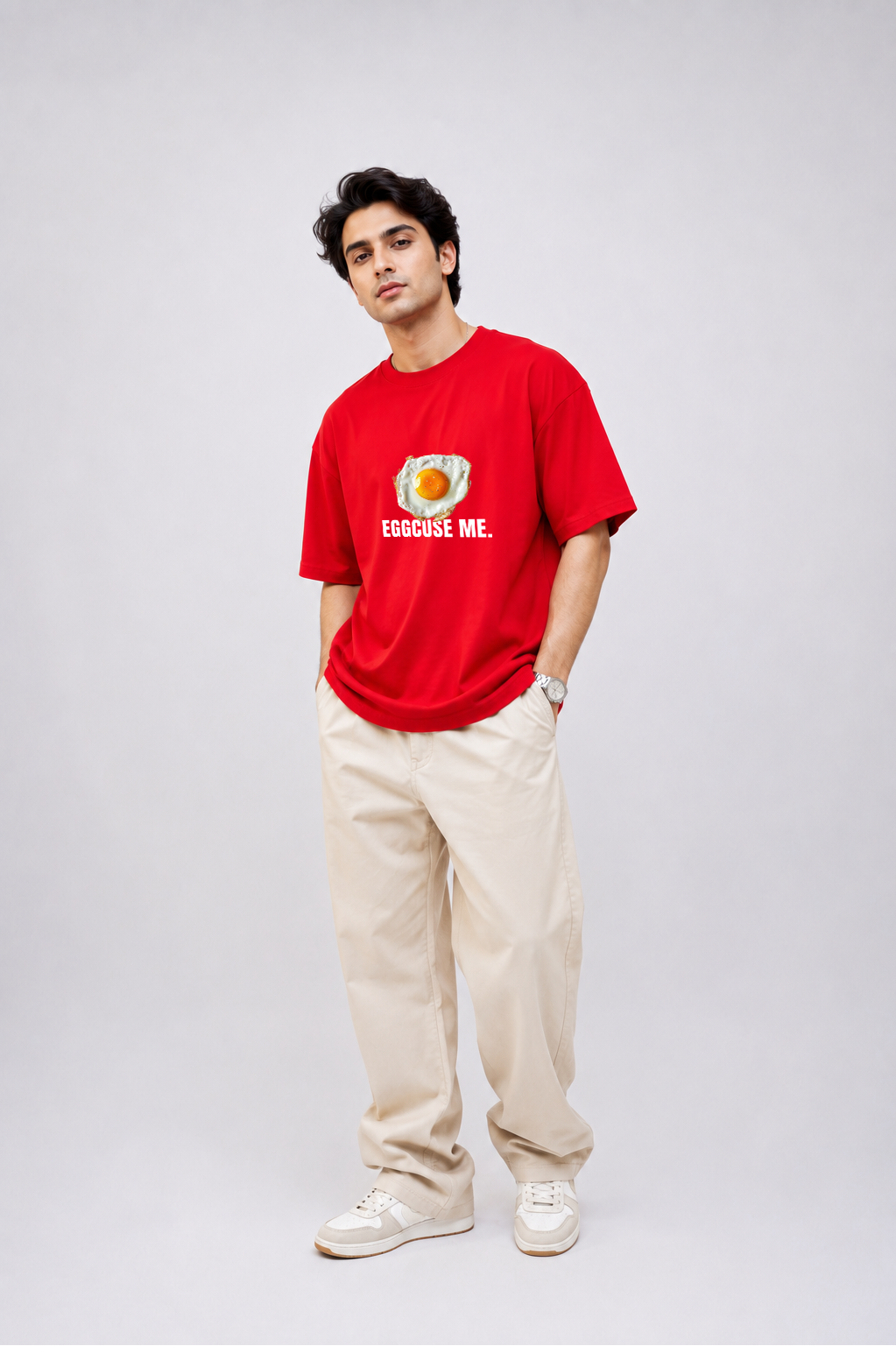 Eggcuse Me Oversized T-Shirt