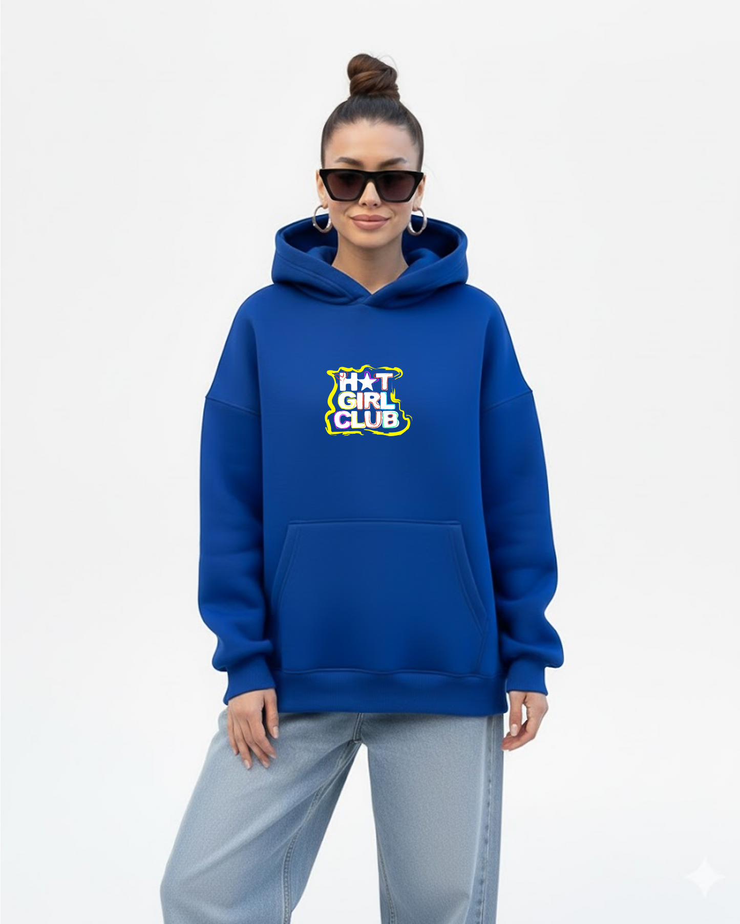 Hot Girl Club Heavy Fleece Oversized Hoodie