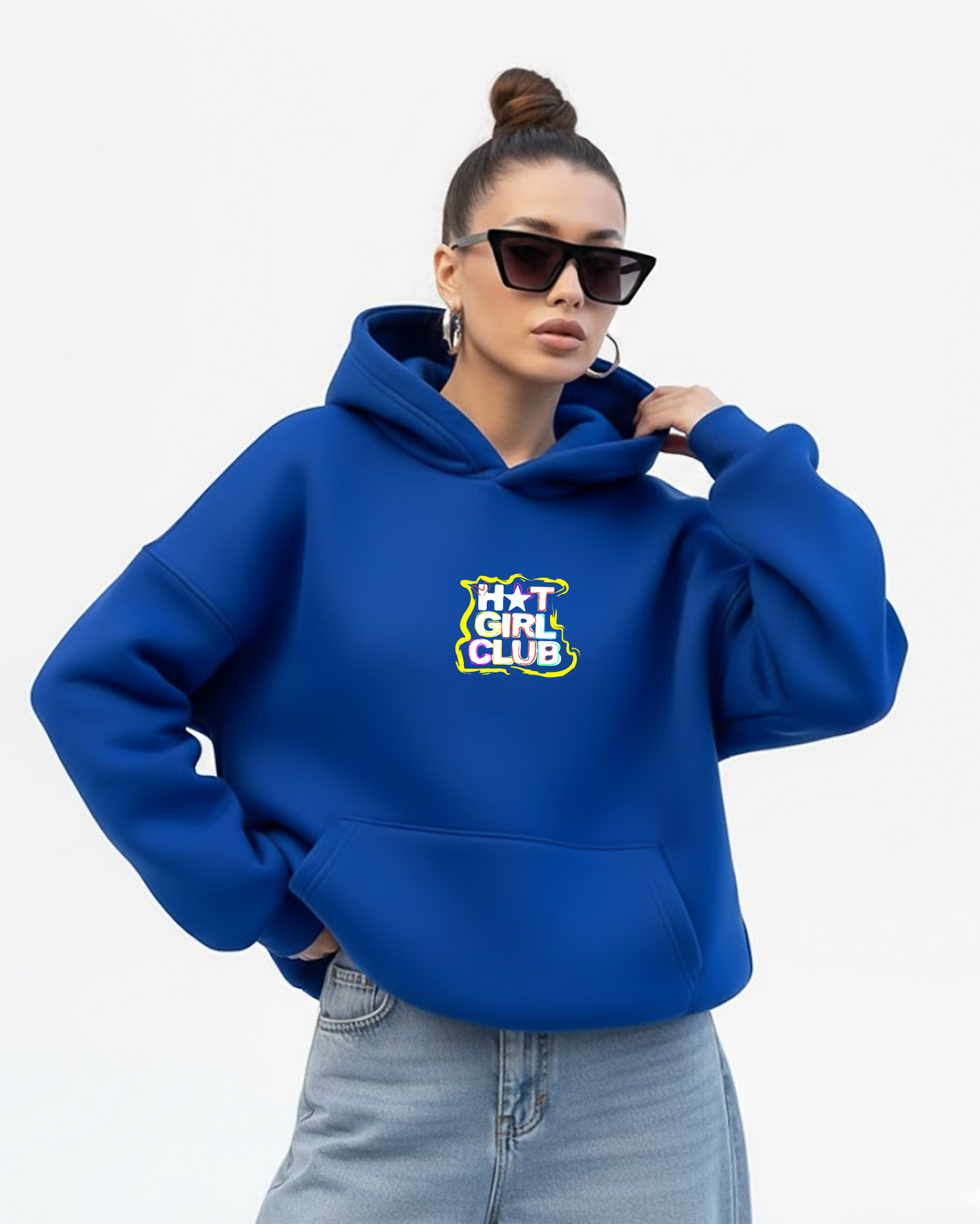 Hot Girl Club Heavy Fleece Oversized Hoodie