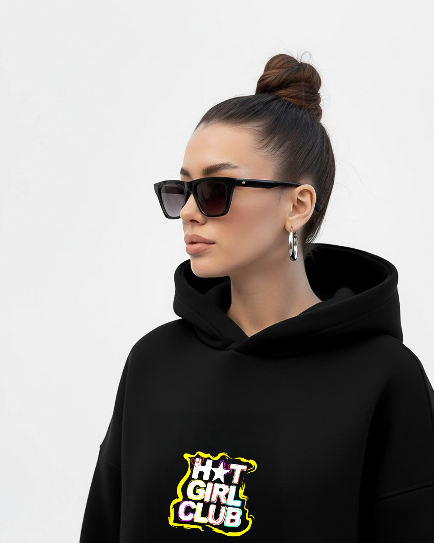 Hot Girl Club Heavy Fleece Oversized Hoodie