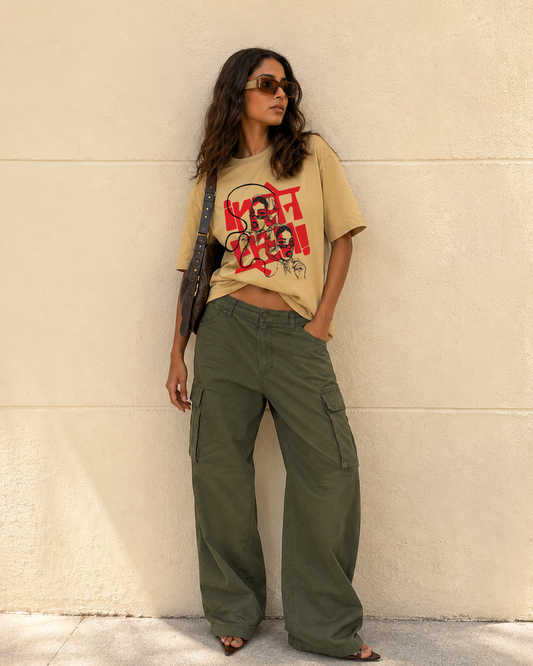 INSANE Duality Oversized T Shirt White