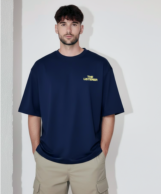 The Listener Navy Oversized T-Shirt