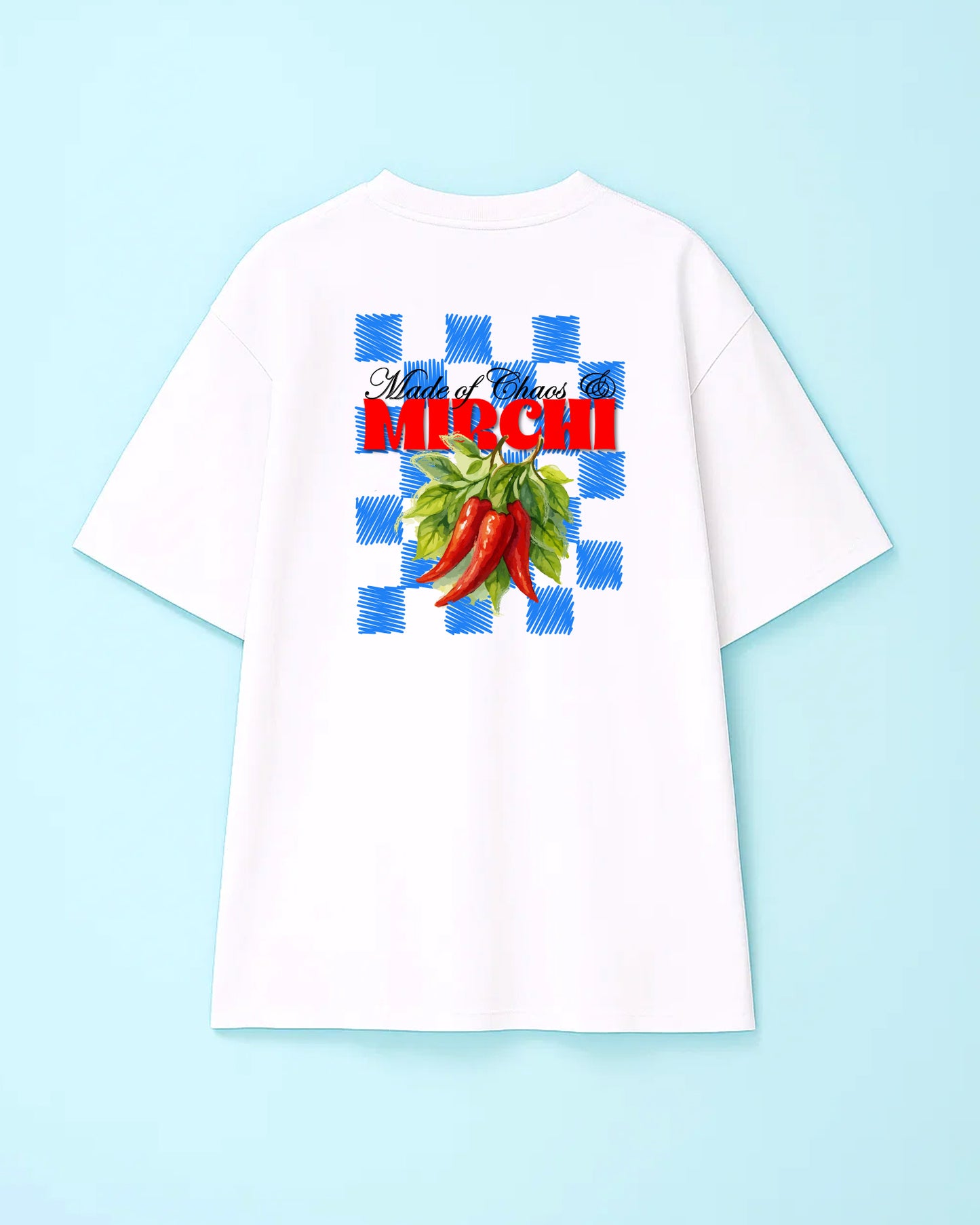 Mirchi and chaos Oversized Tee