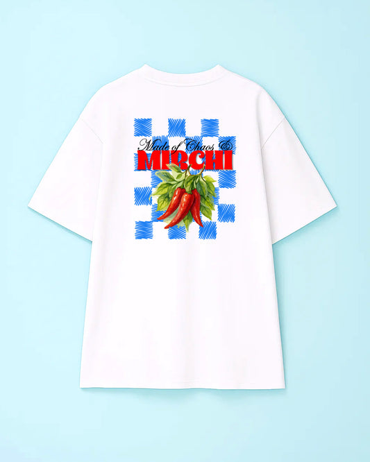 Mirchi and chaos Oversized Tee