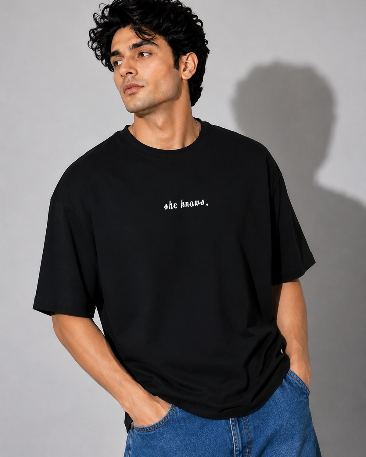 Mom Was Right Graphic Oversized T-Shirt