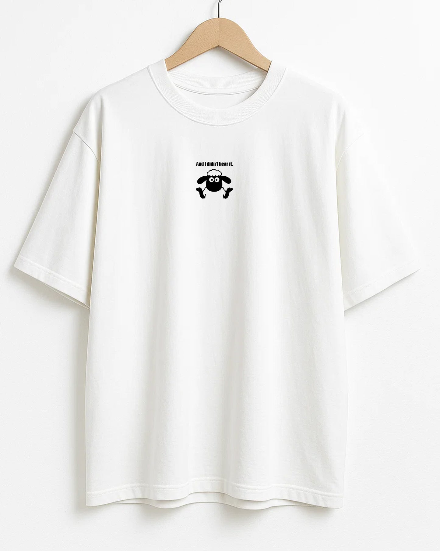 All Ears Off Oversized Tee - Shaun the sheep edition