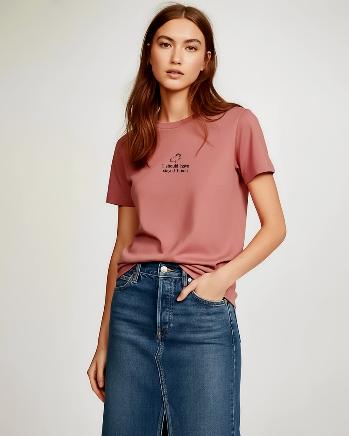 Should Have Stayed Home T-shirt- REGULAR FIT
