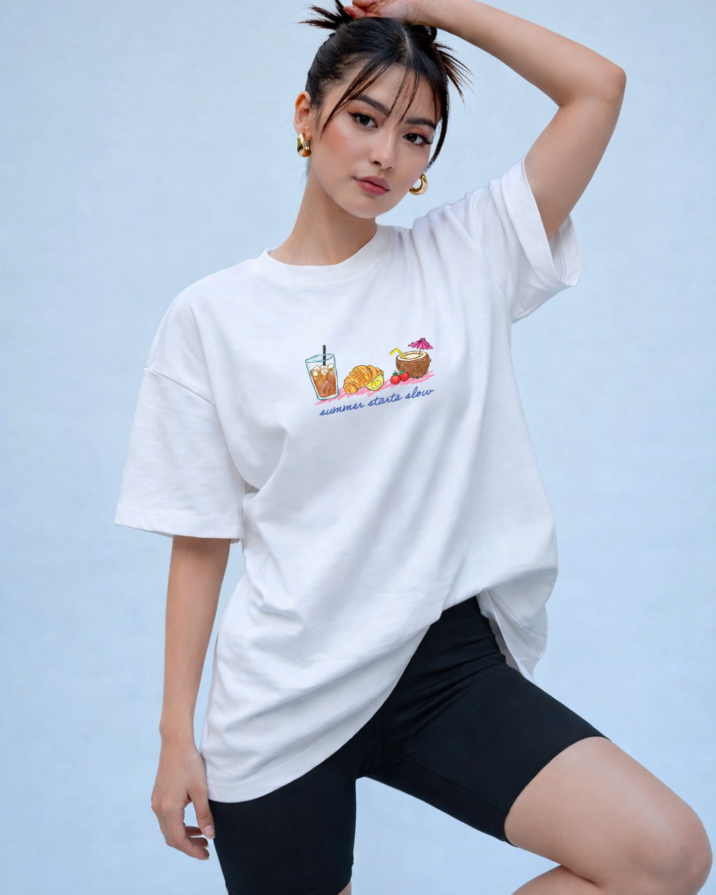 Summer Slow Oversized Tee.