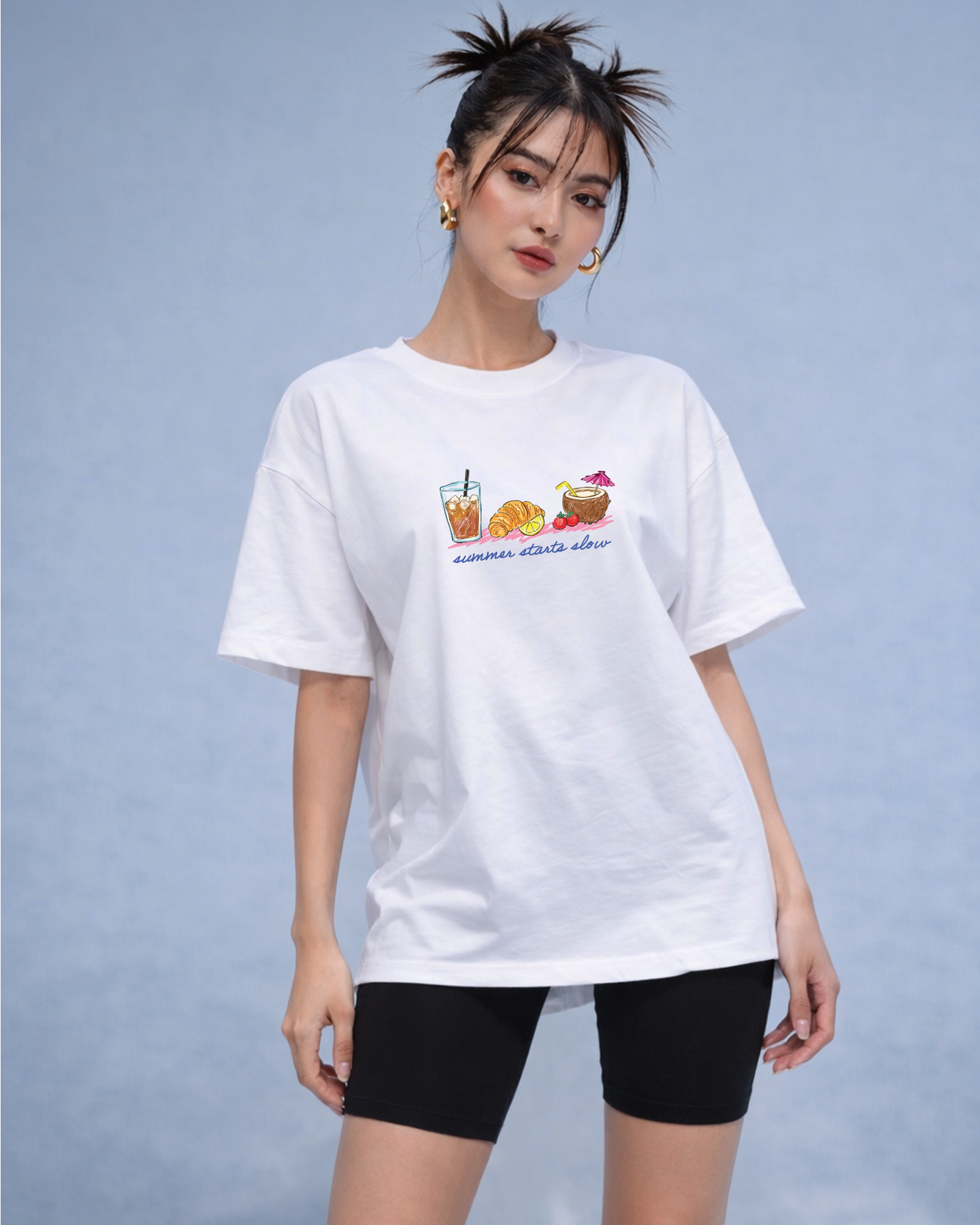Summer Slow Oversized Tee.